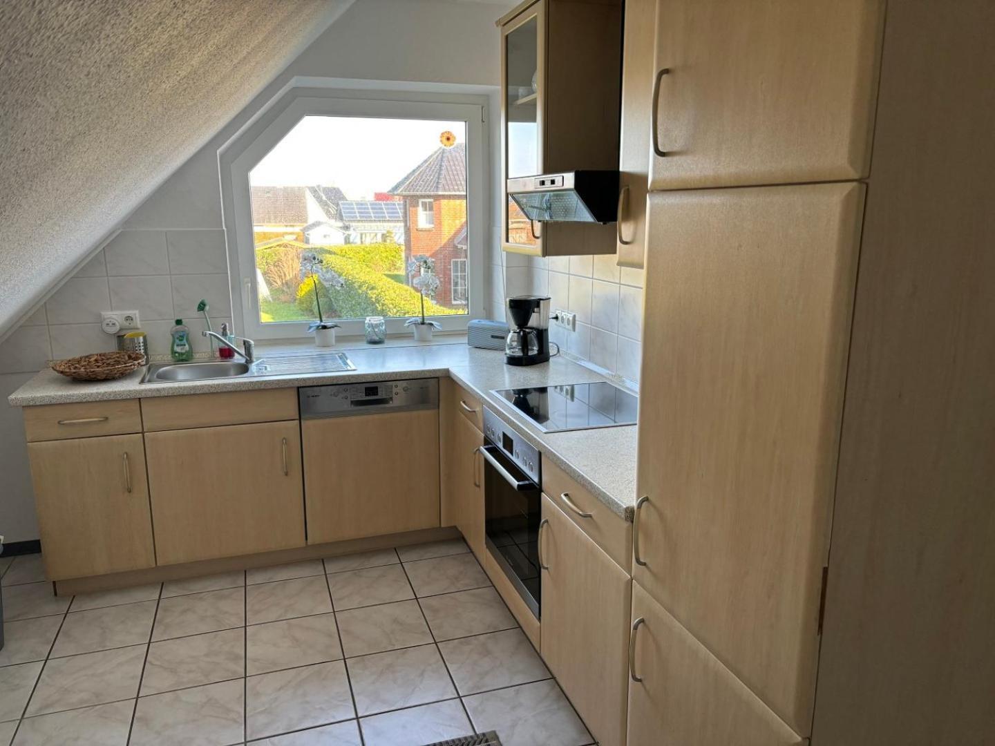 Wohnung "Strandturm" In Wremen Am Deich Bagian luar foto